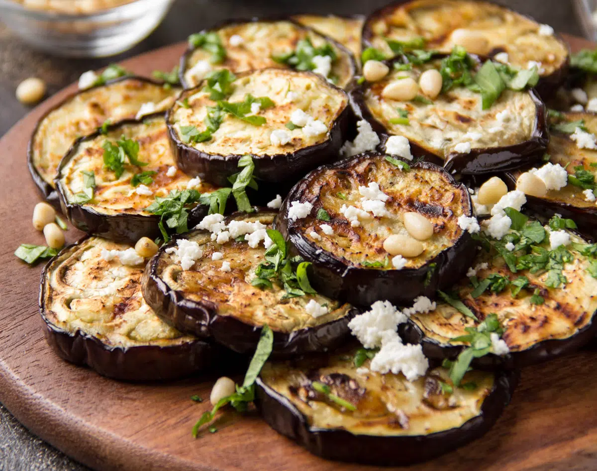 aubergine et feta